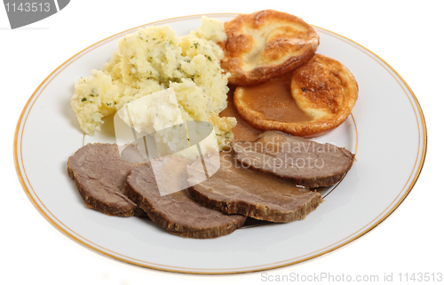 Image of Roast beef plate