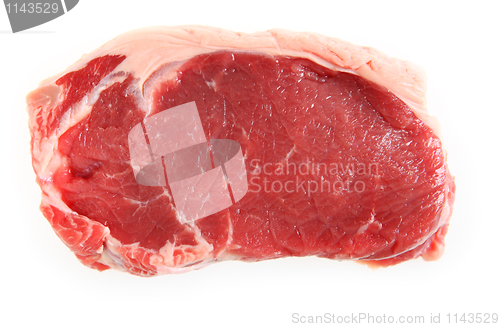 Image of Veal sirloin steak isolated