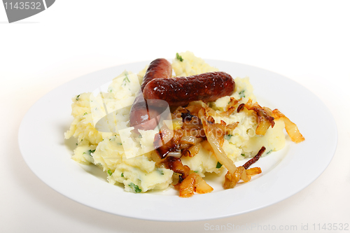 Image of Bangers and mash plate