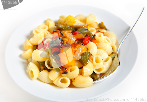 Image of Pasta with roasted veg