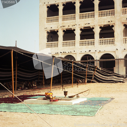 Image of Arab bedouin camp