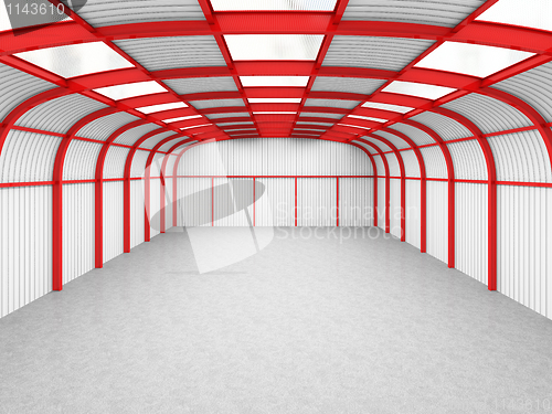 Image of empty warehouse