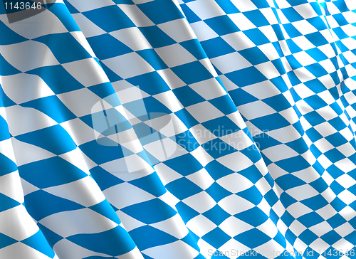 Image of bavaria flag 3d