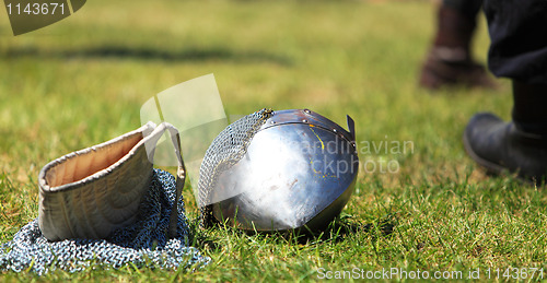 Image of Medieval battlefield abstract