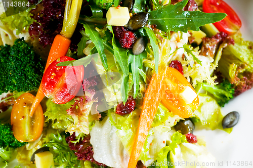 Image of fresh mixed salad