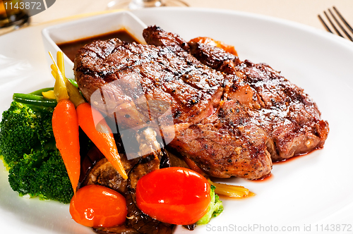 Image of grilled ribeye steak