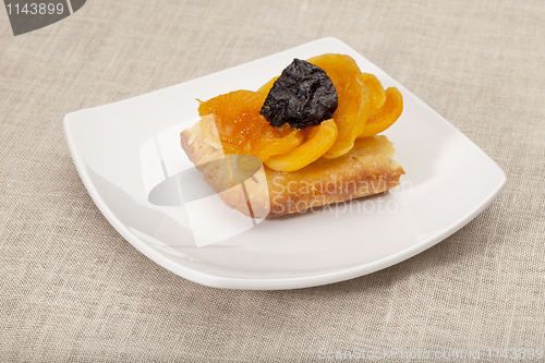 Image of apricot and prune tart