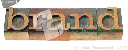 Image of brand word in letterpress type