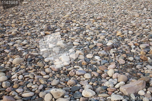 Image of river pebbles and rocks