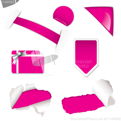 Image of Shop sale elements pink