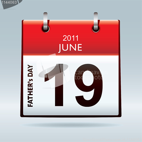 Image of calendar icon fathers day