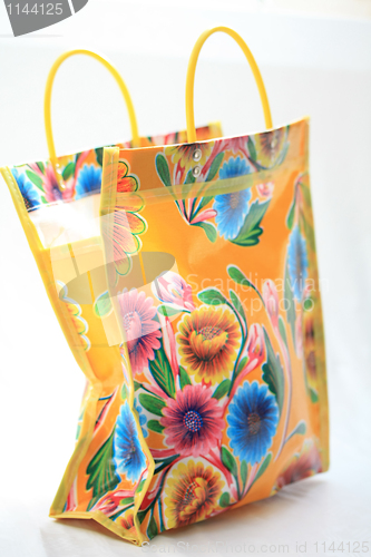 Image of Yellow shopping bag