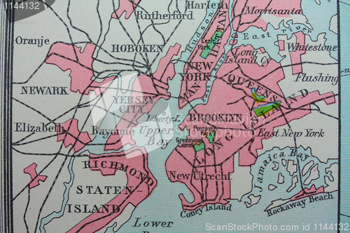 Image of Vintage map of New York 