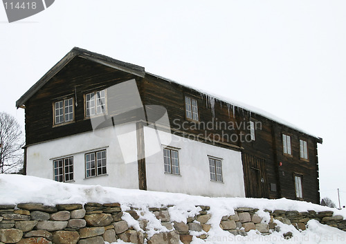 Image of Old vintage building in Roros norway