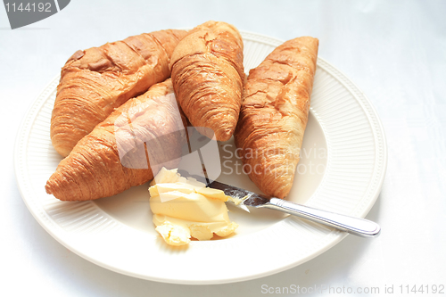 Image of French croissants