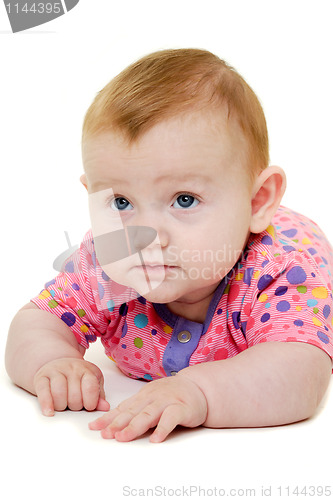 Image of Baby on white background
