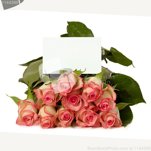 Image of Roses with gift card