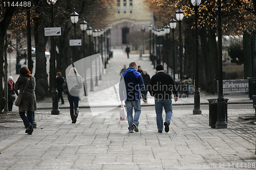 Image of People on Street