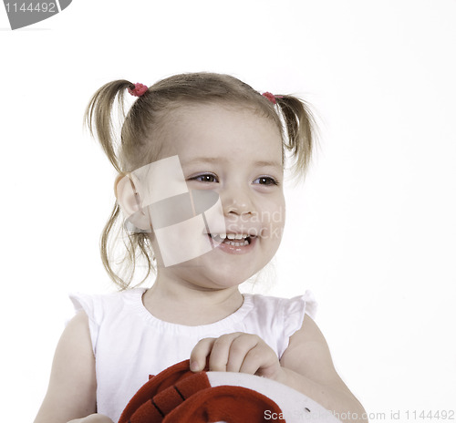 Image of Happy toddler girl