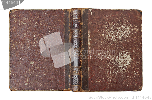 Image of Old book cover isolated