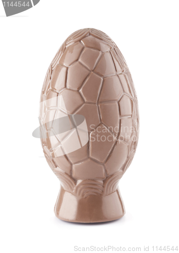 Image of Chocolate egg isolated