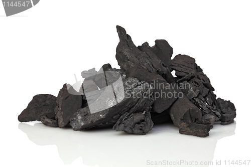 Image of coal on white