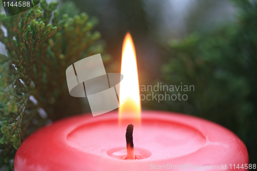 Image of Red candle