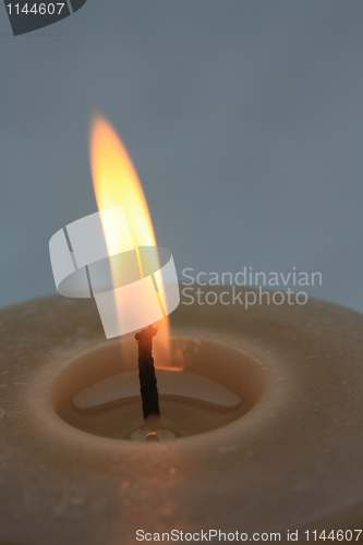 Image of burning candle