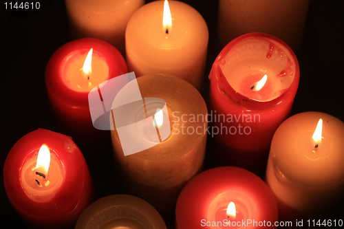 Image of burning candles