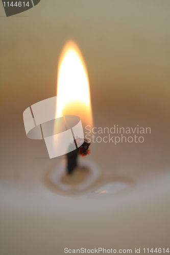 Image of Burning candle