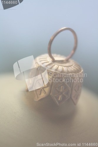 Image of soft focus christmas ornament