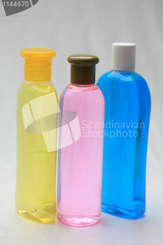 Image of bathroom bottles