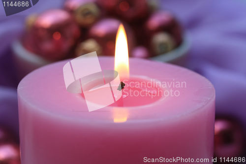 Image of Pink candle 