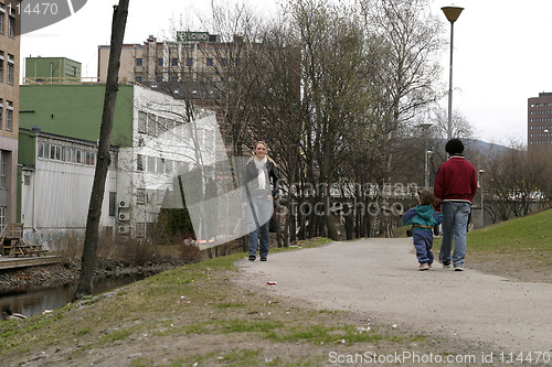 Image of Walking in Park