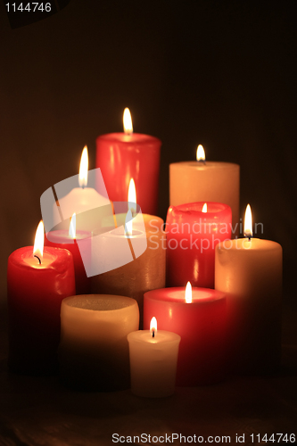 Image of group of candles