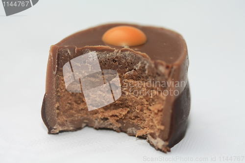 Image of half a chocolate