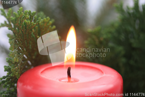 Image of Red candle