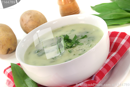 Image of Wild garlic soup