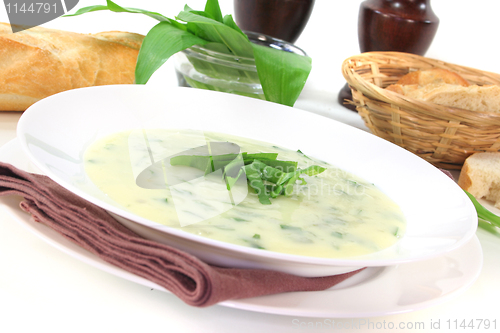 Image of Wild garlic soup