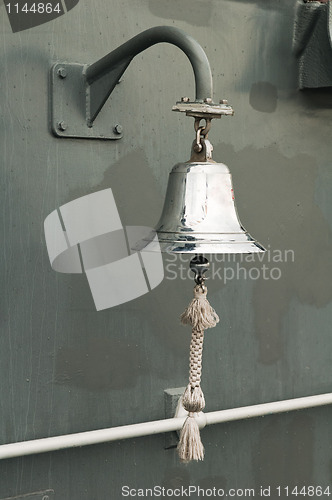 Image of Ship bell, close up