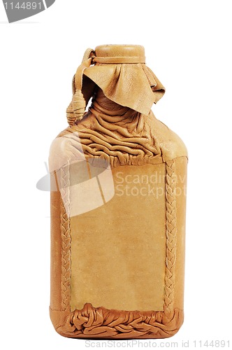 Image of Leather flask