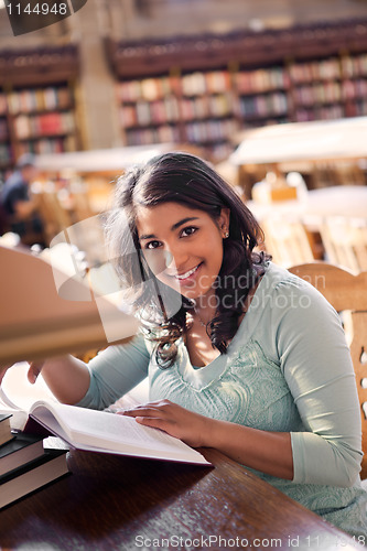 Image of Asian student studying