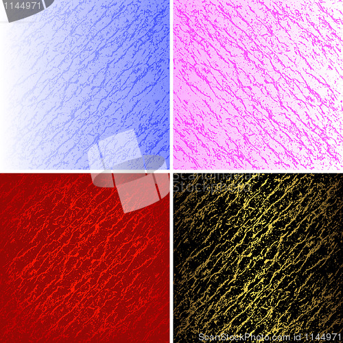 Image of Set repeating grunge patterns