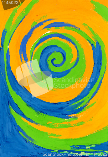 Image of swirl painting background
