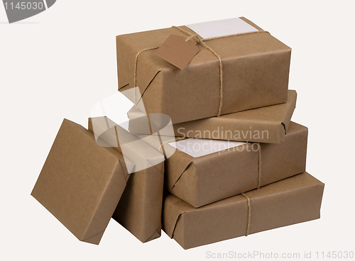 Image of a pile of  mail parcels