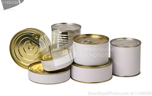 Image of food tin cans 