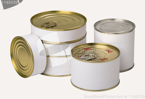 Image of food tin cans 