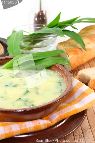 Image of Wild garlic soup