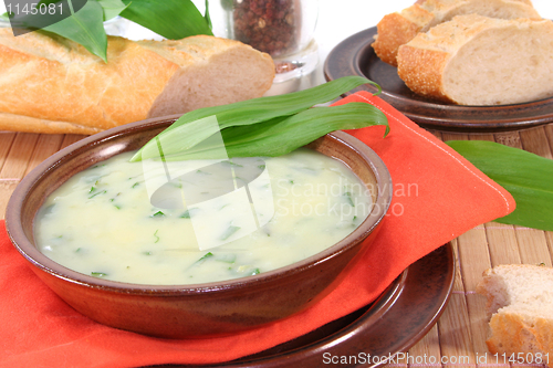 Image of Wild garlic soup