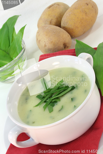 Image of Wild garlic soup